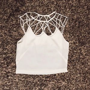 Crisscross crop top